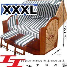 NEUF Design LUXE Fauteuil de JARDIN Lit CHAISE LONGUE en rotin transat !