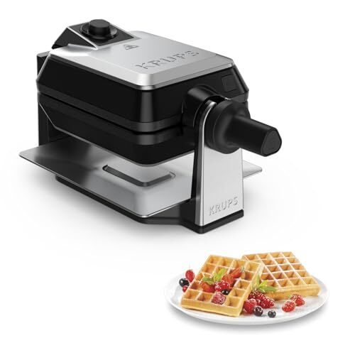 Krups gaufrier rotatif noir - noir, et