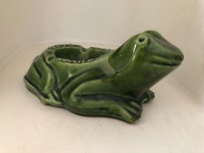 Ancien  beau cendrier de comptoir la grenouille l'héritier guyot Dijon vintage 1