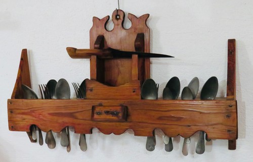 étagère couverts art - À,
