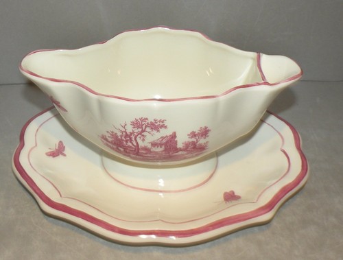 New sauce boat paysages roses - ,