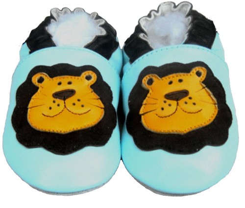 Chaussons cuir souple - chaussons, en
