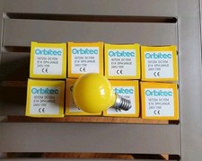 Lot de 8 Ampoules E14 ORBITEC Jaune Neuves À Vis 