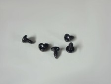 5X Vis En Tôle 4,8X9,5 Tête Fraisée Noire Zinguée 7981 De Würth