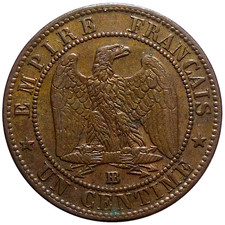 1 Centime NAPOLÉON III 1862