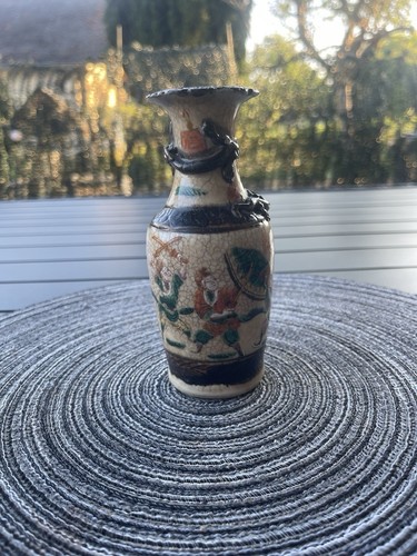 Vase nankin chinois ancien - vase,
