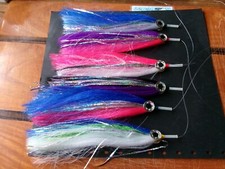 6 véritables mouches de pêche au brochet.