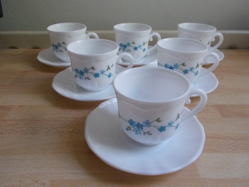 Tasses soucoupes à - 6, café