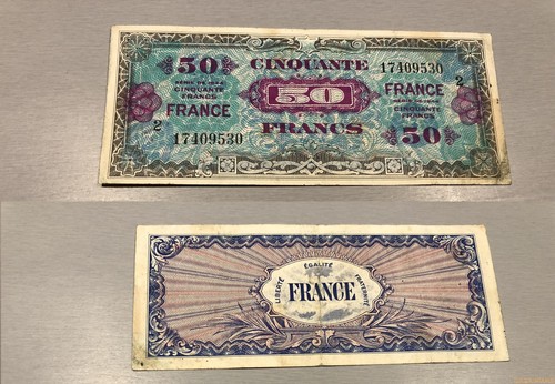 Francs verso france type - francs,