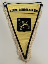 Stade Bordelais UC Rugby UBC rare grand fanion ancien pennant