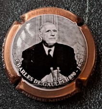 Capsule de champagne Pierre Mignon Charles De Gaulle 1890 1970 muselet new