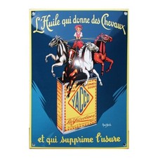 Plaque émaillée :  YACCO LES