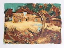 Lithographie de Gaston LARRIEU