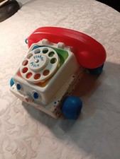 Fisher-Price Chatter Telephone – jouet vintage à tirer – 2003 – complet