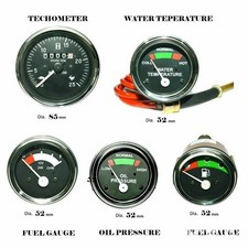 Massey Ferguson Tracteur Jauge Set Huile Eau Température et Carburant Techometer