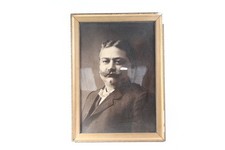 1 X Age Cadre Photo 67,5 x 49,3 x 3,5cm Bois Verre Cadre Avec Image Portrait Sw