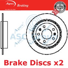 2x Apec BRAKING 290mm Uni OE