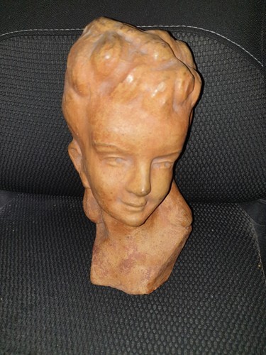 Ancienne sculpture terre - sculpture,