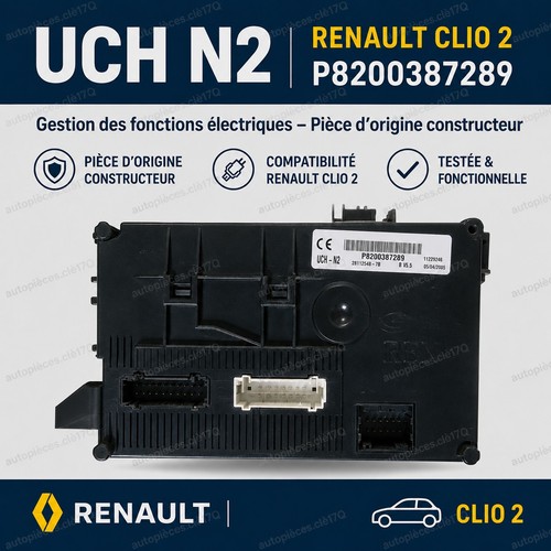 Boitier uch renault clio - uch,