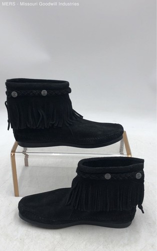Minnetonka women black - women, boots