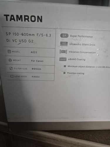 Tamron 150 600 - 150-600, 2