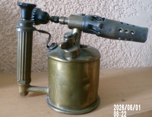 Ancienne lampe souder - ancienne,