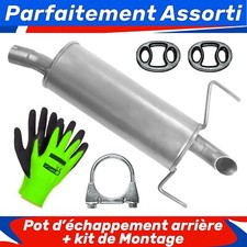 Pot d’échappement arrière pour Opel Astra 3 III H Hayon GTC Break 1.9 CDTI 04-09