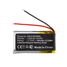Batterie Li-Polymer / 3.7V / 60mAh / 0.22Wh type LSSP281324AB pour Fitbit One 