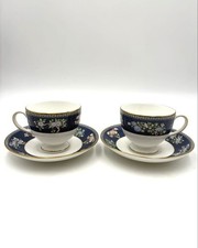 Paire de soucoupes Wedgwood