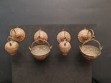 Série De Suspensions Cruches Et Bassines Miniature En Cuivre