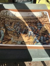 affiche ancienne Scolaire Et Authentique Dès Année 1950/1960 Sur Là Guerre 14/18