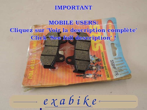 Plaquettes frein avant pour - de,