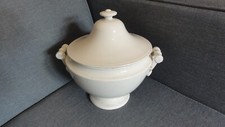 Ancienne soupiere faience fine - soupiere,
