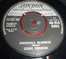 EDDIE COCHRAN SP LONDON 45-HLG