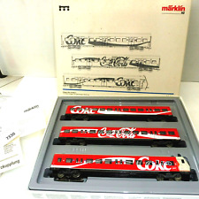 COCA COLA HO TRAIN LOCOMOTIVE & WAGONS MÄRKLIN 4393 DANS SA BOÎTE