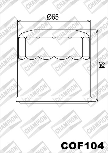 Cof104 filtre huile champion - cof104,
