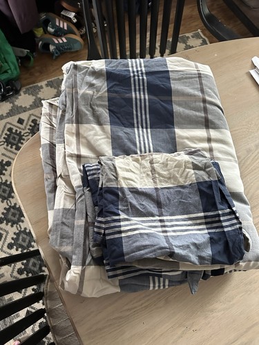 Ikea kustruta plaid king duvet - kustruta,