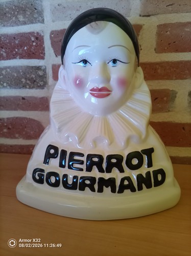 Buste publicitaire pierrot - buste,