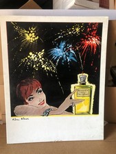 ANCIEN CARTON PUBLICITAIRE PRÉSENTOIR parfum d'ALBRET simon