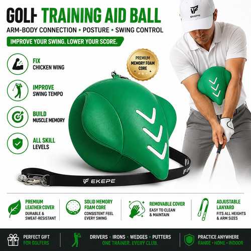 Golf training aid - aid, ball