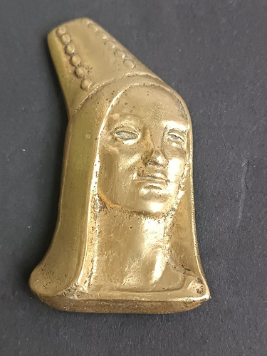 Broche laiton ancienne - **broche,