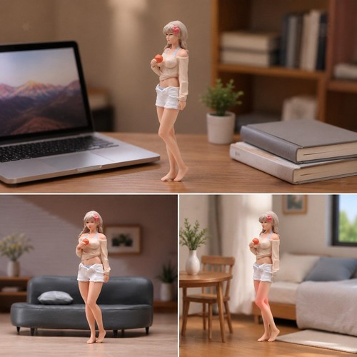 Figurines fille 1 24 - de, au