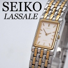 Montre femme SEIKO LASSALE bel état combo ton or argent