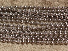10 mètres - Appret Chaine Métal Acier inoxydable 304L Billes Boules 2.4mm gris a