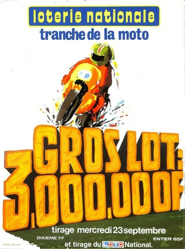 Affiche poster loterie - poster,