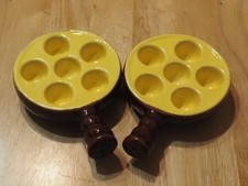 2 poêlons  pour escargots