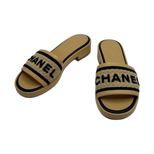 Chanel sandales mules - à, en