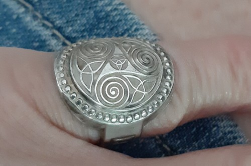 Kelt ancienne bague argent - ancienne,