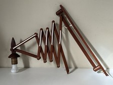 Grande Applique Lampe Accordéon Le Klint Teck Vintage Design Années 60 