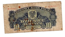Pologne POLAND Billet 10